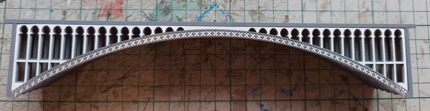 Victorian Cast Iron bridge, in 2mm scale
